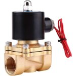 Ac 220v 3 / 4 - inch vanne lectromagntique lectrique, lectrovanne normalement ferme en alliage de ...