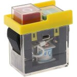 Ac 250v 6a �tanche magn�tique interrupteur �lectromagn�tique bouton - poussoir machine scie cutter foret ...