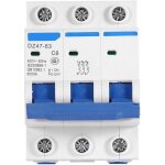 Jeffergarden ac 400v 6 / 10 / 16 / 20a disjoncteur miniature 3 ples disjoncteur de scurit mcb dz47 ...