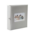 Ac - deco - album photos  pochettes 11. 5 x 15 cm - 200 photos - gris - livraison gratuite