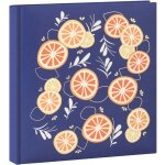 Ac - deco - album photos  pochettes 11. 5 x 15 cm agrumes - 200 photos - bleu - livraison gratuite