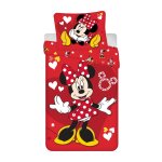 Ac - deco - disney - parure de lit en coton 'minnie' - 140 x 200 cm - livraison gratuite