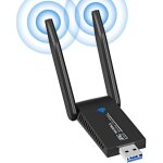 Ac1300 mbps cl wifi puissante, usb 3. 0 double bande, 2. 4g / 5ghz dongle wifi, adaptateur wifi pc / ...