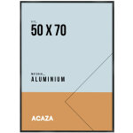 Acaza - cadre photo - solid aluminium - 50 x 70 cm - noir
