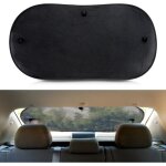 Accessoires auto. pare - soleil arri�re pliable noir micro - perfor� triple couche. prot�ge l'int�rieur ...