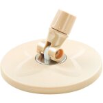 Les accessoires pour balai � franges rotatif comprennent un disque en plastique kaki, une t�te de balai ...