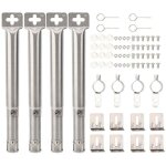 Accessoires pour brleur tubulaire 31 - 44 cm pour campingaz, landmann, taino, tepro, napoleon, charbroil, ...