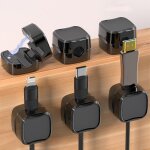 Accessoires pour cable 6pcs mini range - c�bles pour t�l�phone portable, range - c�bles magn�tique, range ...