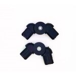 Accessoires de chaise longue pliante 2 pices, adaptateurs, tube en plastique robuste pour chaise longue, ...