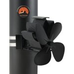 Accessoire de chemine et pole, ventilateur poele, 6 pales, ventilateur de pole  fonctionnement silencieux, ...