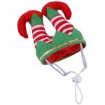 Accessoires pour chiots de compagnie, robe dr�le en forme de clown ray�, couvre - chef, costume d'halloween, ...