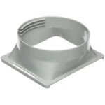 [jamais utilis�] accessoires de climatisation 150 mm diam�tre 15 cm interface de corps mobile ronde blanche ...