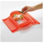 Accessoire de cuisson pour micro ondes lekue coffret vapeur papillote 2personnes