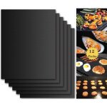 Accessoire pour grillage tapis de cuisson pour barbecue, lot de 12 plaques de cuisson pour barbecue et ...
