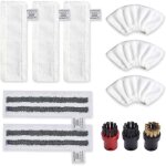 Accessoire pour karcher easyfix sc2 sc3 sc4 sc5 bonnettes microfibre lingettes serpilli�re chiffons brosses ...