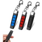 Accessoire de portail - universelle - 3pcs - 433 mhz - tlcommande  code fixe - facile  copier