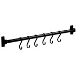 Accessoires de rangement pour la cuisine, crochets, barre de suspension pour ustensiles, porte - torchons, ...