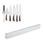 Lauwexe - accessoire de rangement pour cuisine, porte couteaux aimant mural porte couteau en acier inoxydable ...
