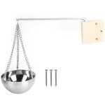 Accessoires de salle de sauna de bol d'huile essentielle de tasse de bol d'arme de sauna d'acier inoxydable ...