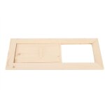 Accessoire de sauna de salle de vapeur de ventilation de grille d'aération de rectangle en bois Accessoire de sauna de salle de vapeur de ventilation de grille d'aération de rectangle en bois