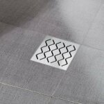 Ravak - accessoires - siphon de sol en plastique avec grille en inox sn501, 11 cm x01435