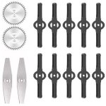 Accessoires pour tondeuses � gazon lames de d�sherbeur �lectrique lames de scie manche t�lescopique l�ger ...