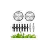 Accessoires pour tondeuses  gazon lames de dsherbeur lectrique lames de scie manche tlescopique lger ...