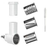 Accessoire de trancheuse de l�gumes pour robot p�tissier, r�pe � fromage, r�pe � l�gumes avec 3 lames ...