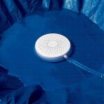 Accessoires de vidange de piscine, pack carton avec tuyau et siphon, gouttoir pour couverture de piscine ...