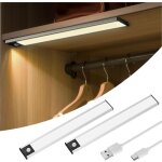 Aceyoon 6000k lampe led 4 modes, lot de 2 reglette led cuisine luminosit� r�glable 3 couleurs eclairage ...