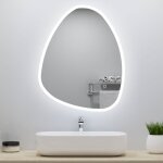 Acezanble miroir lumineux 80 x 55cm acve 3 couleurs + dimmable + anti - buée + mémoire, miroir salle ... Acezanble miroir lumineux 80 x 55cm acve 3 couleurs + dimmable + anti - buée + mémoire, miroir salle ...