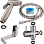 Acier inoxydable main chance bidet spray shattaf , bidet wc douchette - prime de pulv�risation toilette ...