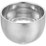 En acier inoxydable de rasage savon de bol pour les hommes