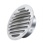 Acier inoxydable rond grille de ventilation de tuyau d'�chappement 150mm, capot de sortie d'air, grille ...