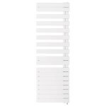 Acova - jamais utilise] sche - serviettes acier eau chaude 809w fassane spa asymtrique vertical blanc ...