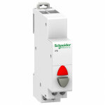 Schneider electric - acti9 ipb bouton - poussoir lumineux 1 nf gris + voyant rouge 110. . . 230vca schneider ...