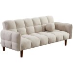 Bestmobilier - adam - canap� convertible clic - clac 2 places bubble en tissu textur�