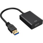Adaptateur d'affichage usb compatible avec 3. 0 vers cble d'affichage, convertisseur audio vido 1080p ...