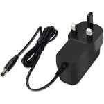 Adaptateur d'alimentation 12 v ac 100 - 240 v vers dc 12 v 1 a, chargeur de remplacement avec prise britanniqu ...