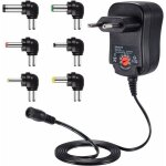 Adaptateur d'alimentation universel 12 w 3 v 4, 5 v 5 v 6 v 7, 5 v 9 v et 12 v, transformateur d'alimentation ...