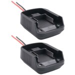 Adaptateur de batterie 2 pi�ces pour au lithium 18 v connecteur d'outil �lectrique support station d'accueil ...