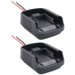 Adaptateur de batterie 2 pi�ces pour au lithium 18 v connecteur d'outil �lectrique support station d'accueil ...