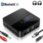 Adaptateur bluetooth 5. 0, transmetteur rcepteur bluetooth , faible latence & hd, double connexion, ...