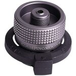 Adaptateur de conversion verrouillable, pour bouteille de type buse / cartouche de gaz butane / bidon ...