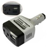 Adaptateur convertisseur de puissance usb 12v / 24v vers 220v pour t�l�phone de voiture, un convertisseur ...