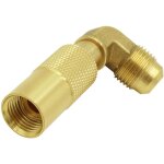 Adaptateur de coude au propane, raccord de conversion de coude �vas� m�le de 3 / 8 'pour barbecue de ...