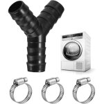 Adaptateur de drain de machine � laver lave - vaisselle de 2 pi�ces, raccords de raccordement de tuyau ...