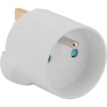 Adaptateur france vers angleterre - 13a - fusible brochable zenitech