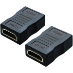Adaptateur hdmi femelle vers femelle, pack de 2 coupleurs hdmi haute vitesse 4k & 3d extender pour tv ...
