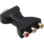 Adaptateur hdmi vers 3rca, adaptateur rouge jaune blanc c�ble vid�o hdmi vers av, convertisseur audio ...
